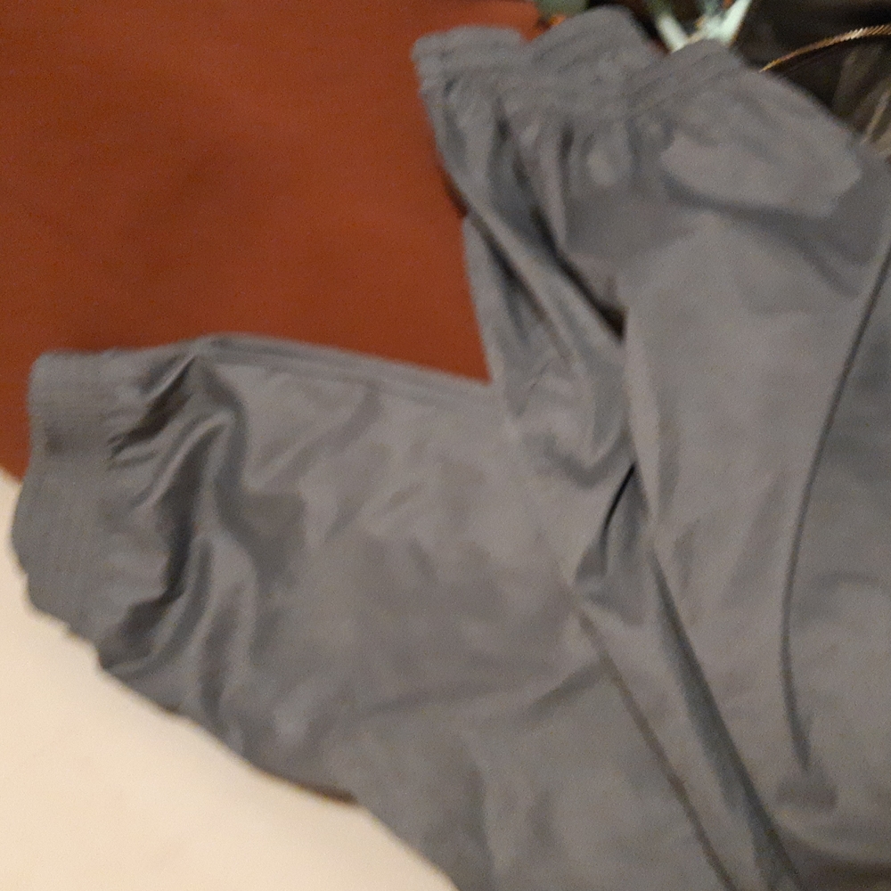 Childrens large ( size 12) outer wear grey nylon shell pants
